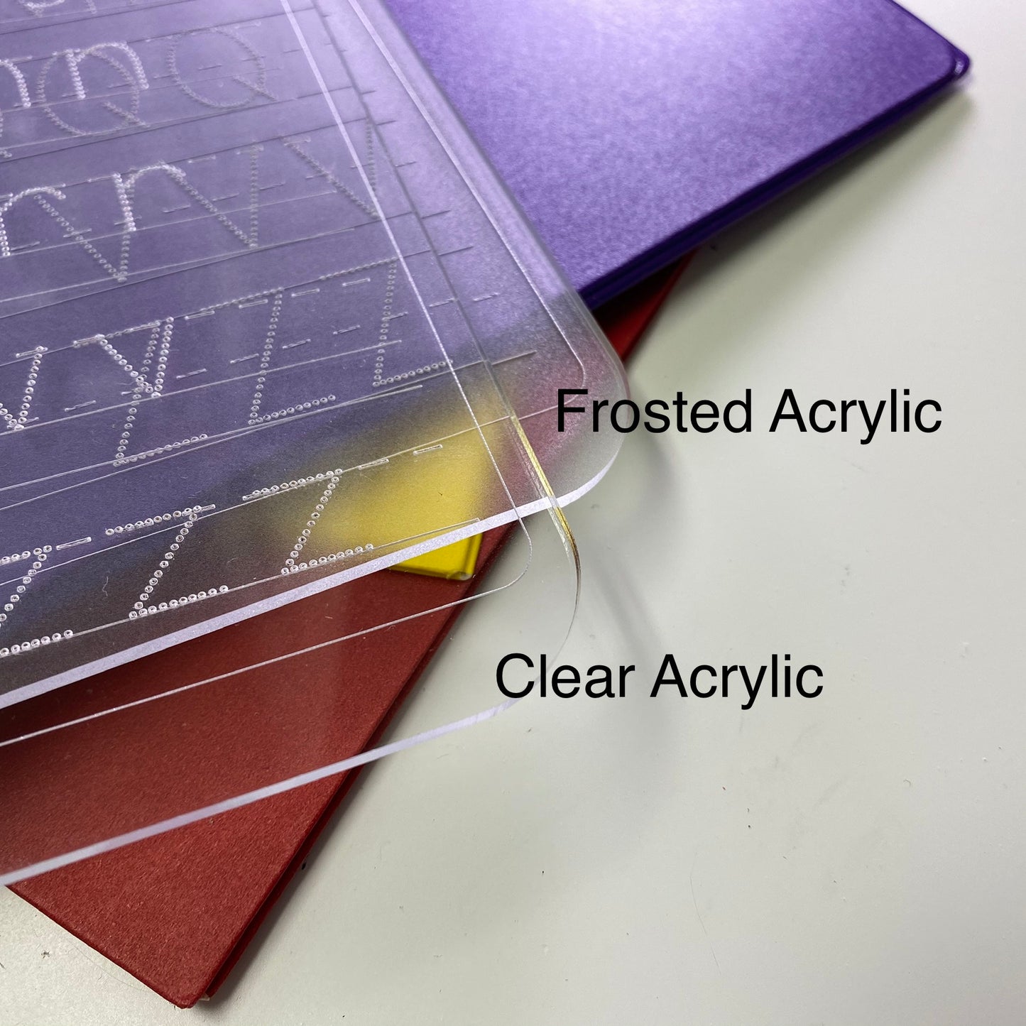 Blank Lined Dry Erase Board