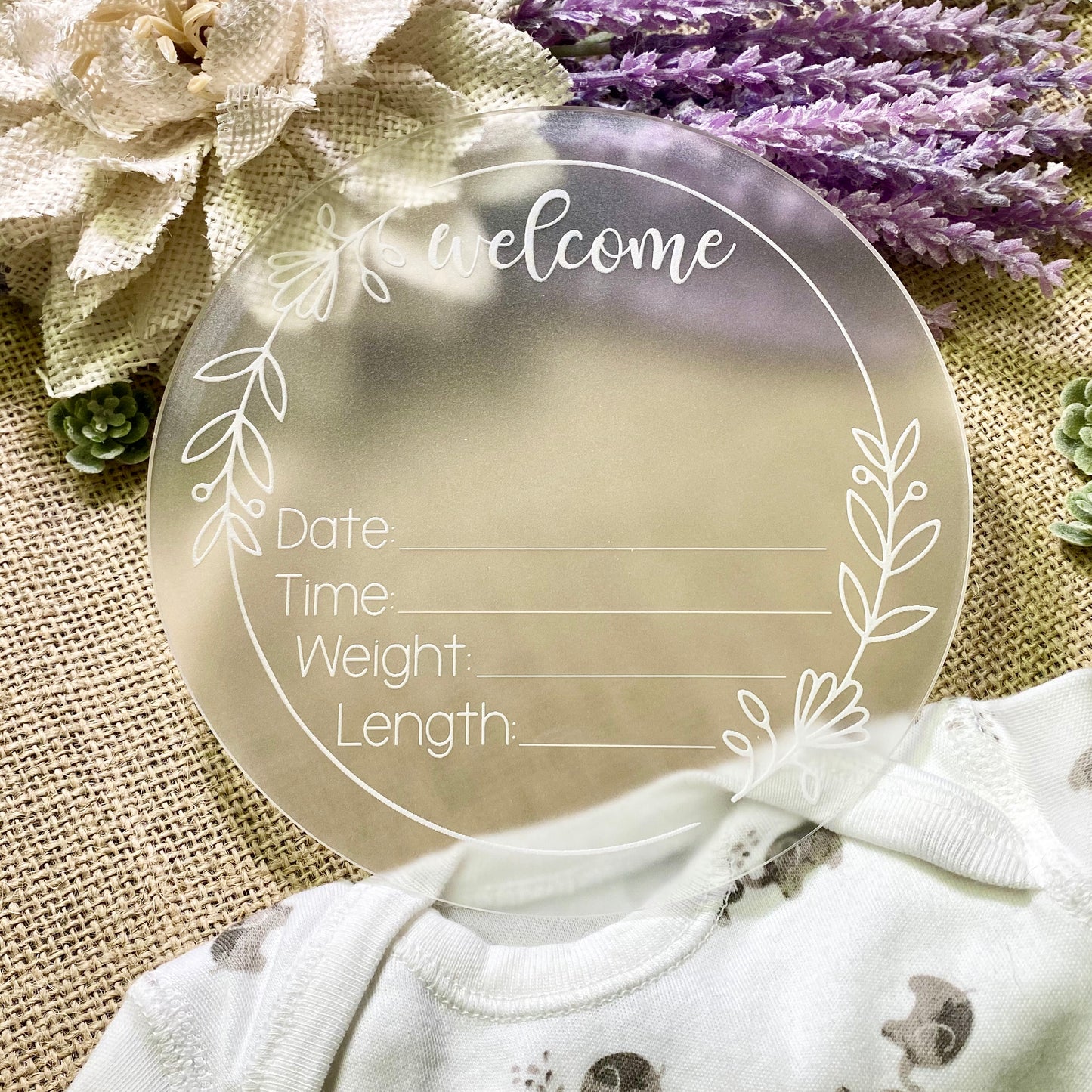 Birth Announcement Sign