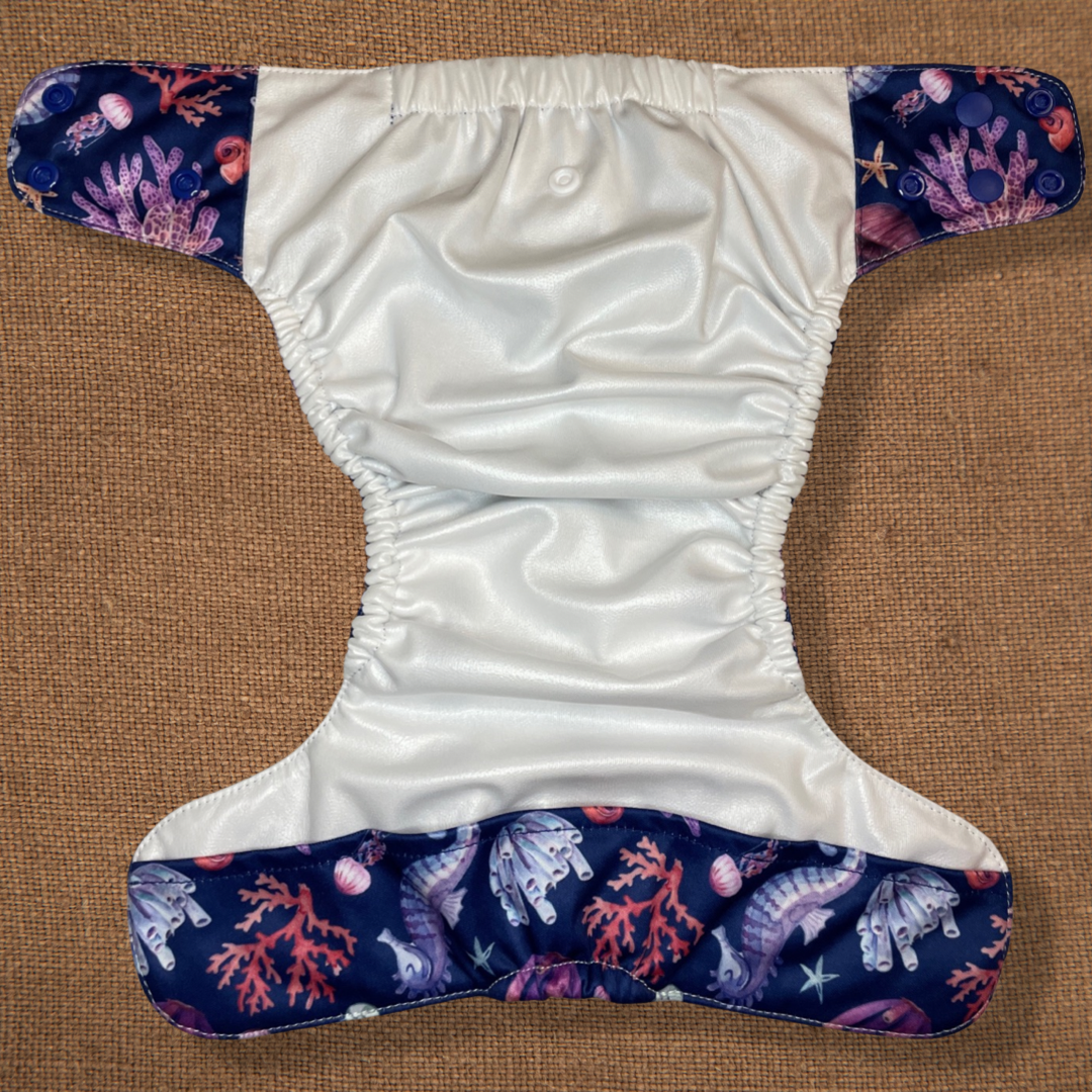 Cover Diaper - Marine & Coral