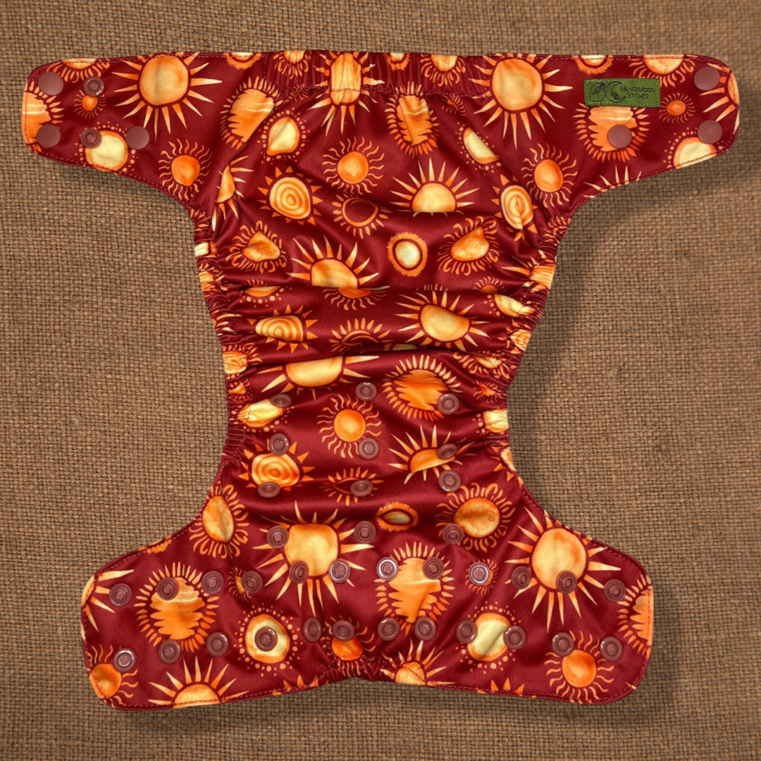 Cover Diaper - Sangria & Sun