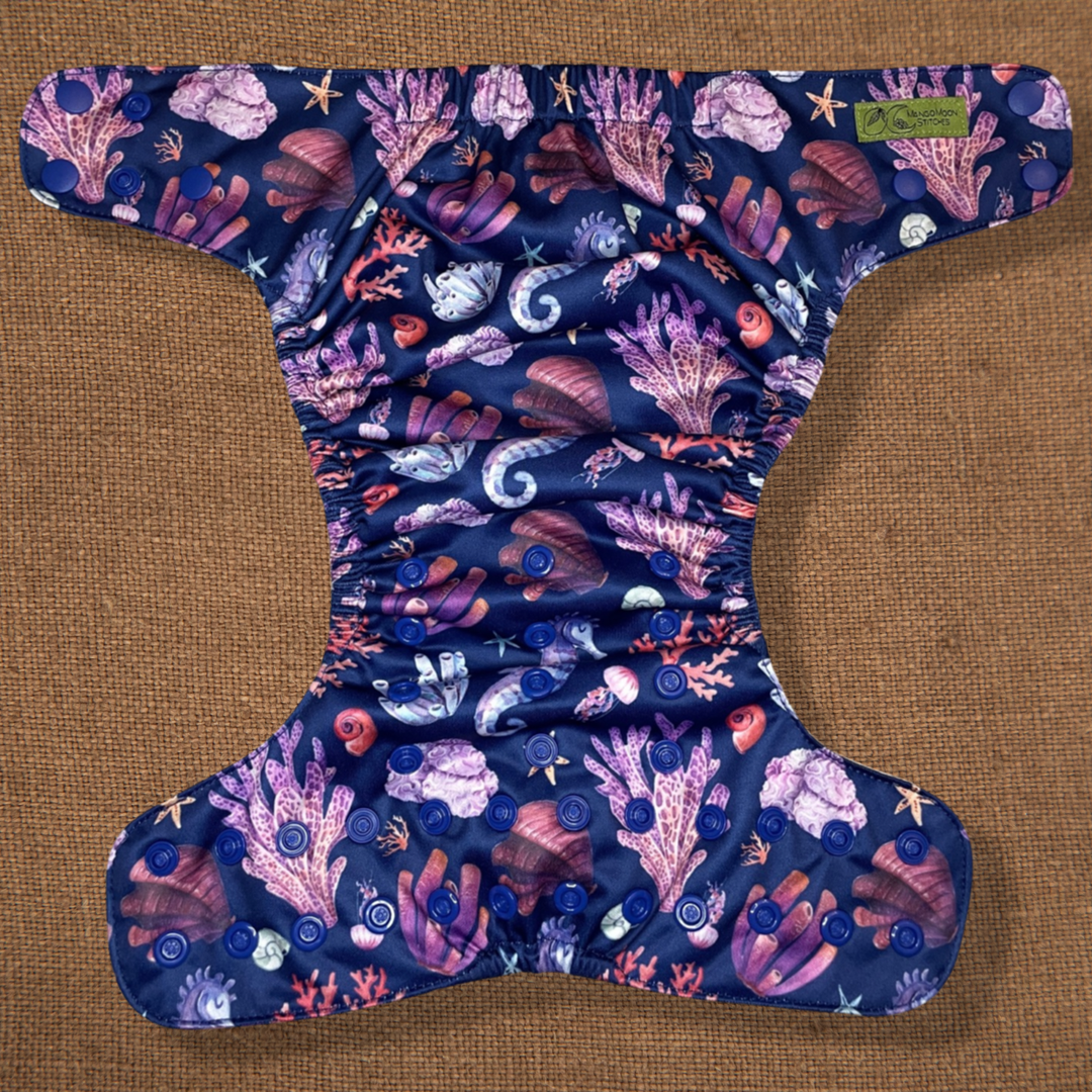Cover Diaper - Marine & Coral