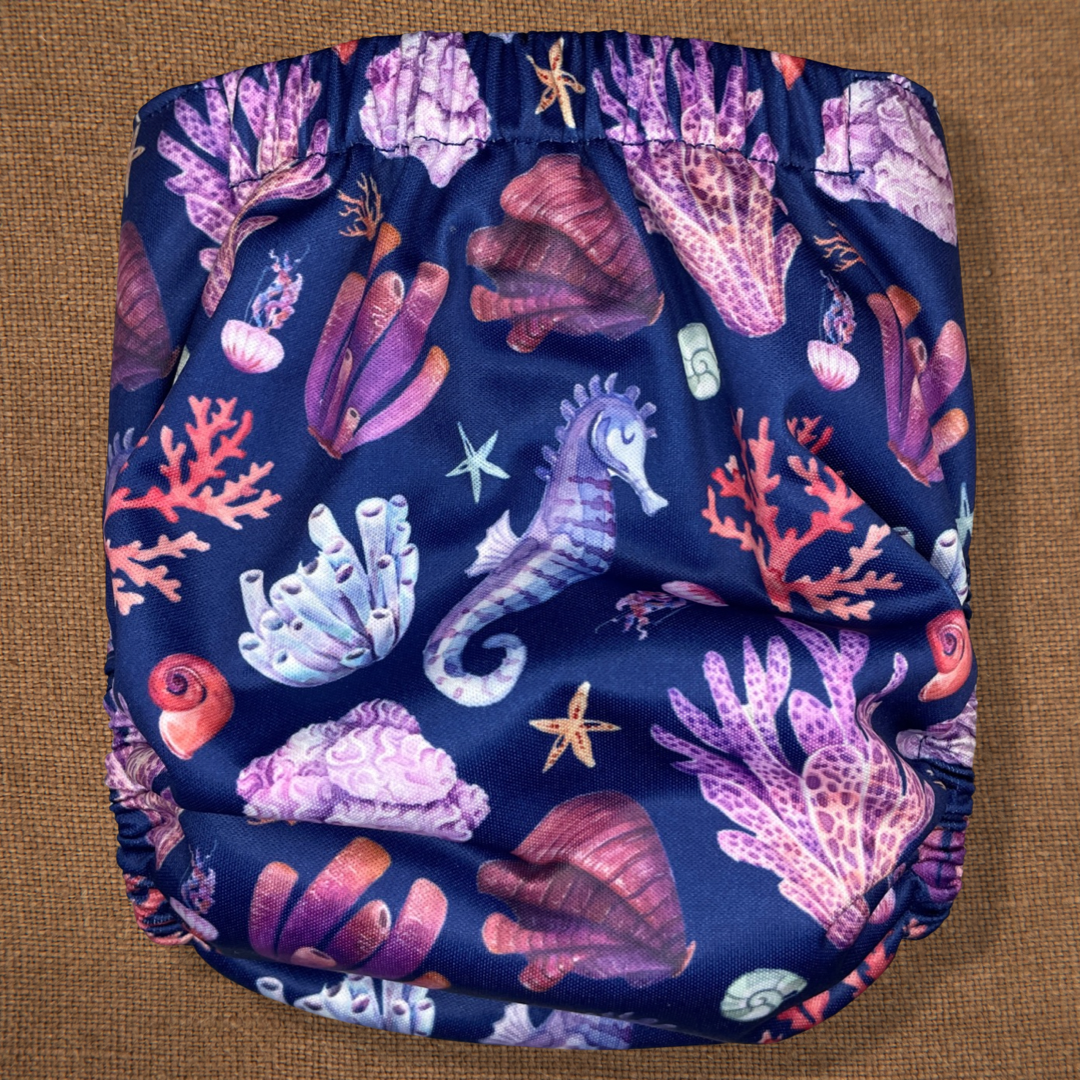 Cover Diaper - Marine & Coral