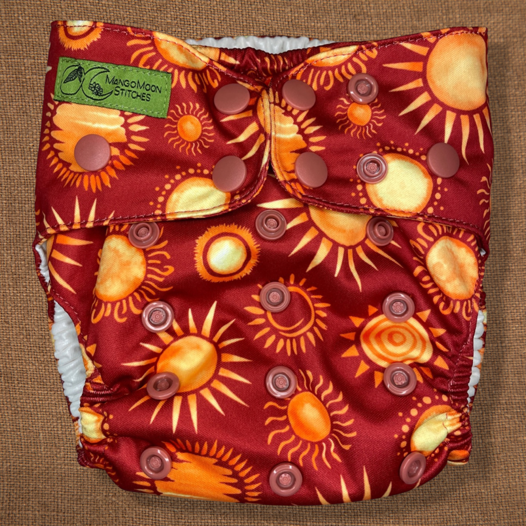 Cover Diaper - Sangria & Sun