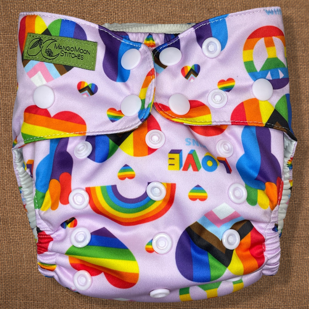 Cover Diaper - Pride & Proud – Mango Moon Stitches