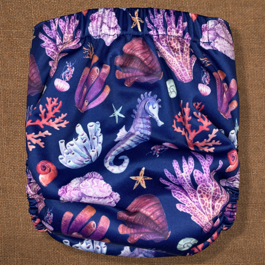 Cover Diaper - Marine & Coral
